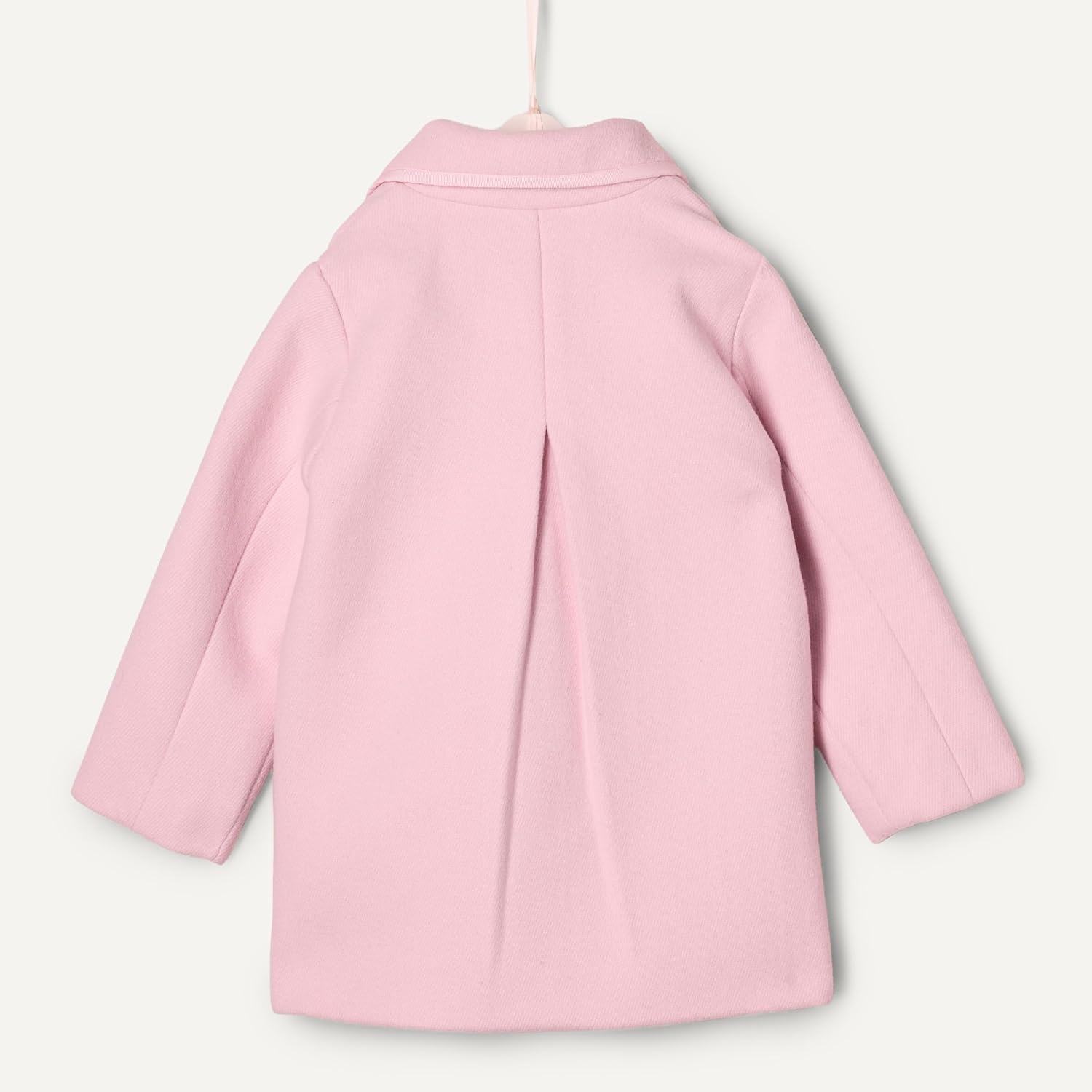 image:imageAmazon Essentials x Sofia Grainge Toddler and Baby Girls Wool Blend ALine Dress Coat with Curved CollarPink
