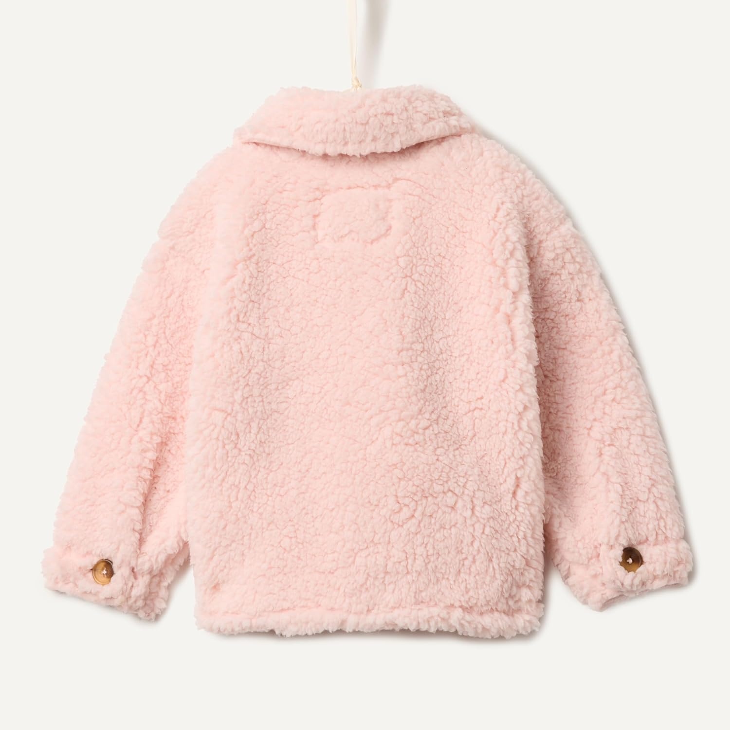 image:imageAmazon Essentials x Sofia Grainge Toddlers and Baby Boys Sherpa Fleece Overshirt JacketLight Pink