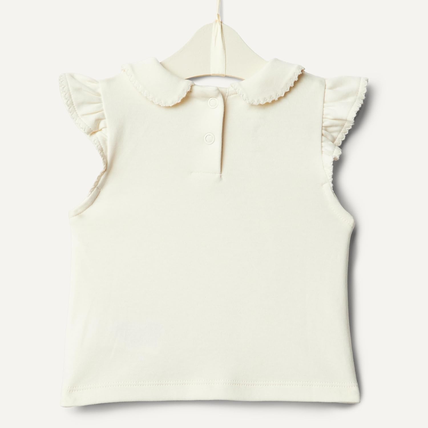 image:imageAmazon Essentials x Sofia Grainge Toddlers and Baby Girls Cotton Short Sleeve Blouses with Ruffles Pack of 2Ditsy FloralIvory