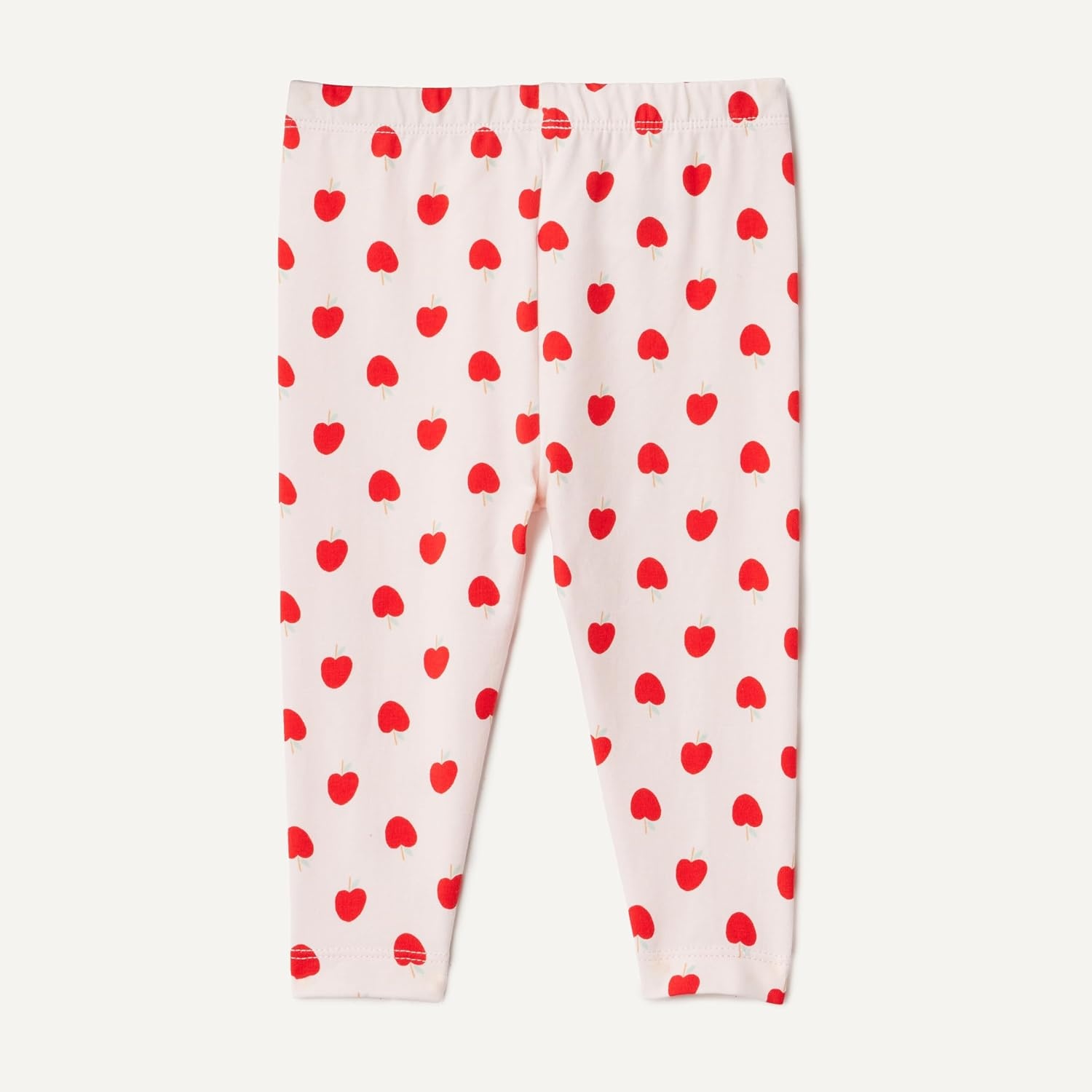 image:imageAmazon Essentials x Sofia Grainge Unisex Toddlers and Babies Cotton Breathable Ankle Length Legging Pack of 3IvoryRedApple Hearts