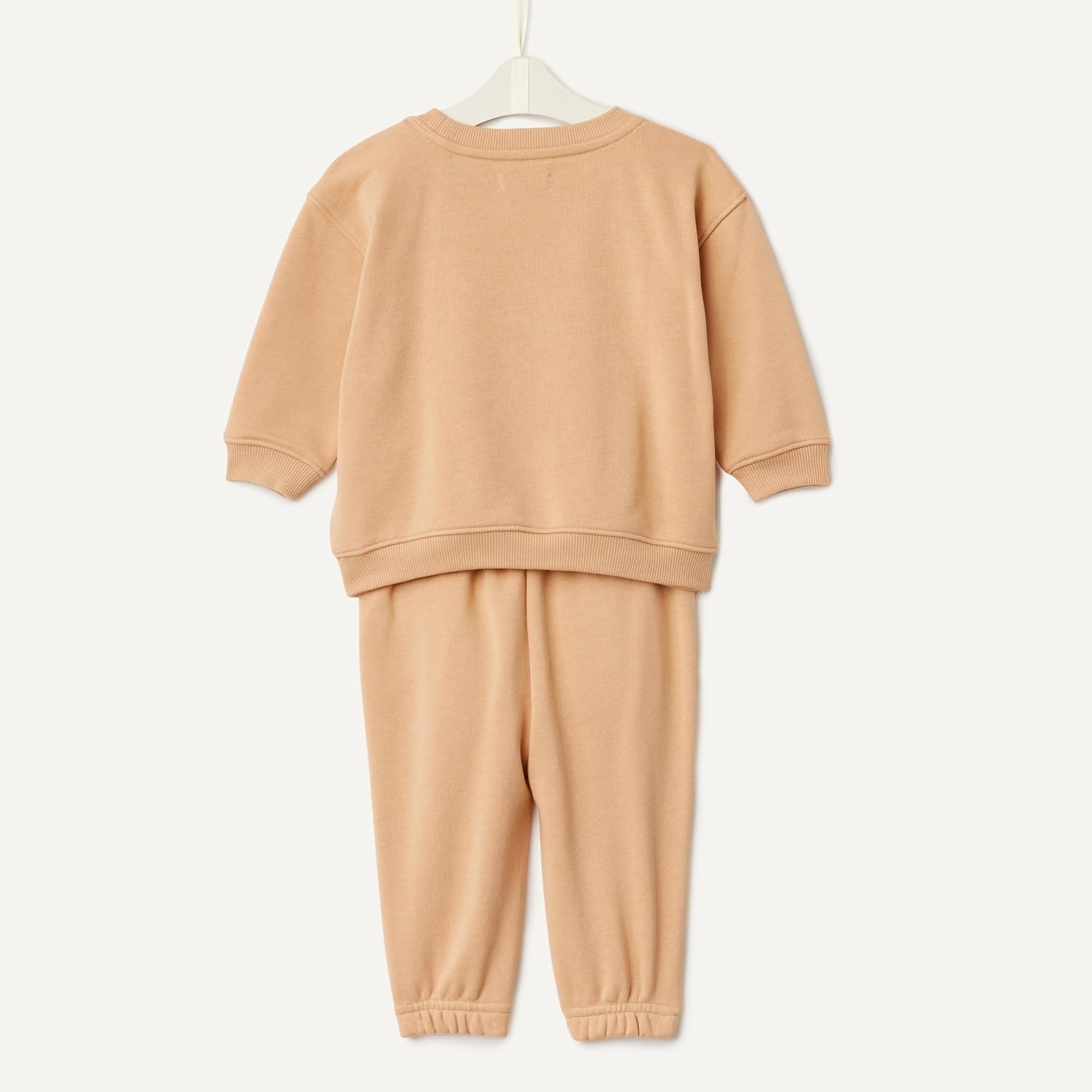 image:imageAmazon Essentials x Sofia Grainge Unisex Toddlers and Babies Sweatshirt amp Sweatpant SetLight Camel Big Bear Heart