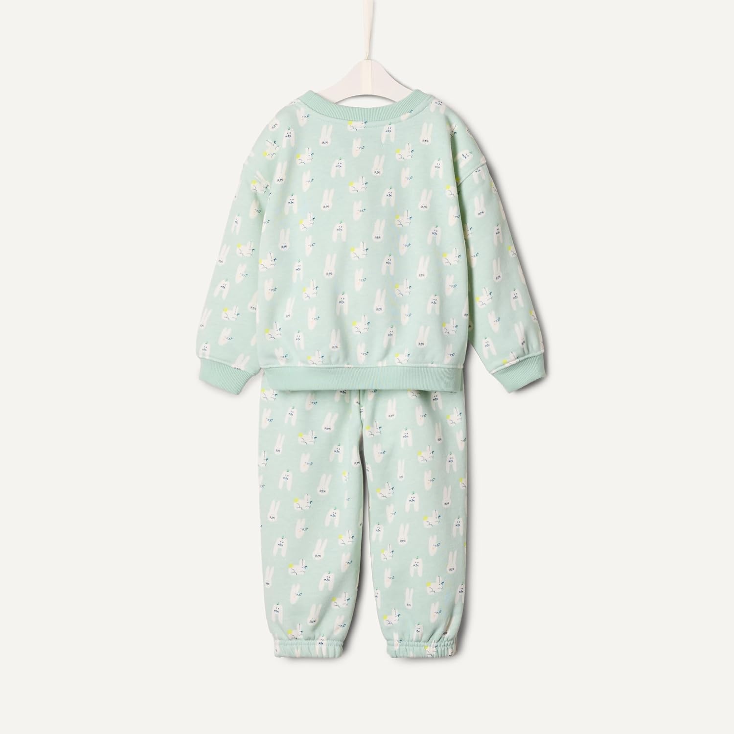 image:imageAmazon Essentials x Sofia Grainge Unisex Toddlers and Babies Sweatshirt amp Sweatpant SetPale Green Rabbits