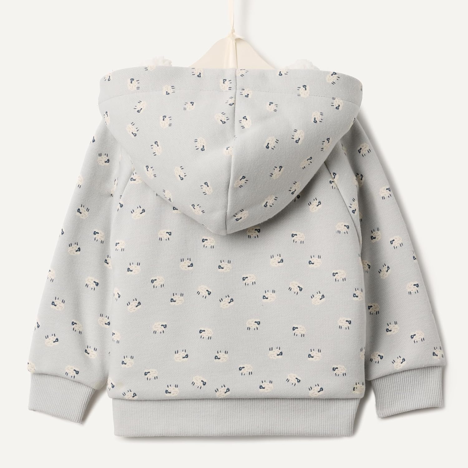 image:imageAmazon Essentials x Sofia Grainge Unisex Toddlers and Babies Zip Hoodie SweatshirtDove Grey Sheep