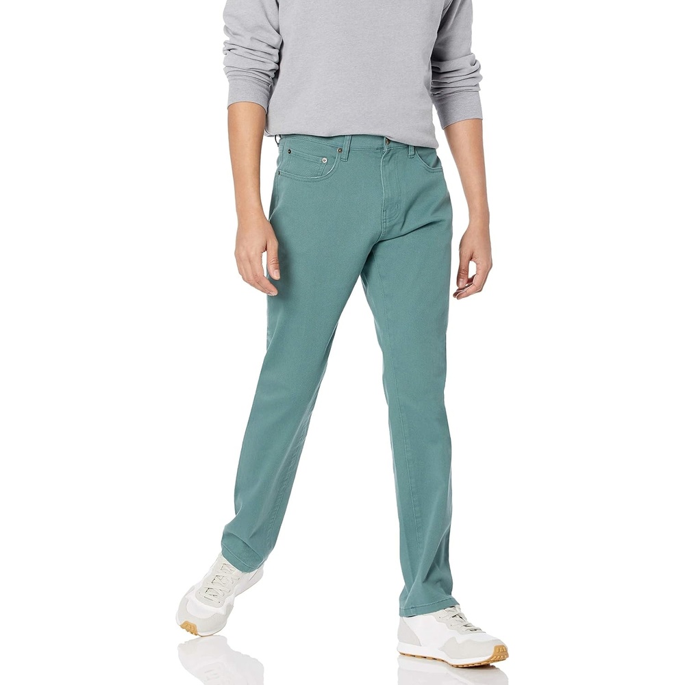 image:imageAmazon Essentials Mens AthleticFit Stretch Jeans Discontinued ColorsSage Green