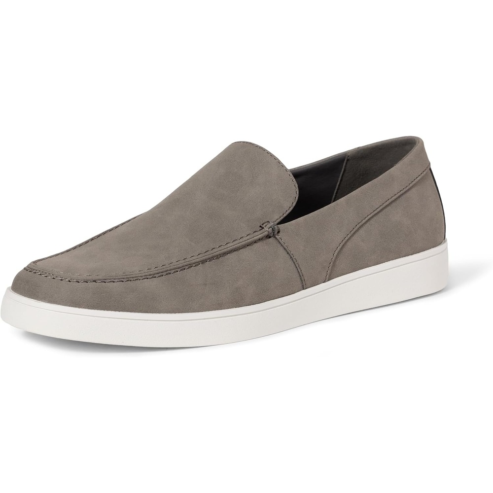 image:imageAmazon Essentials Mens Casual Slipon Loafer Sneakers with Memory FoamGrey Faux Suede