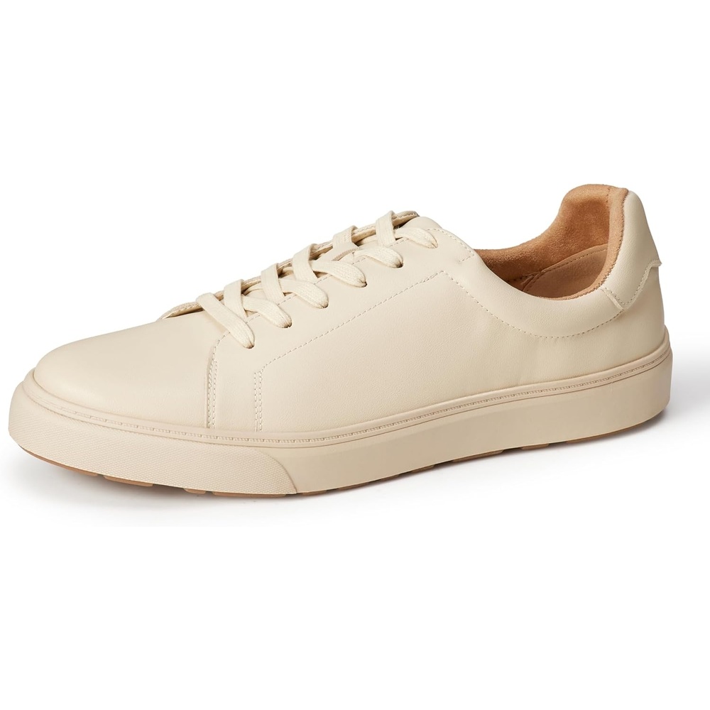 image:imageAmazon Essentials Mens Low Top Classic SneakersCream
