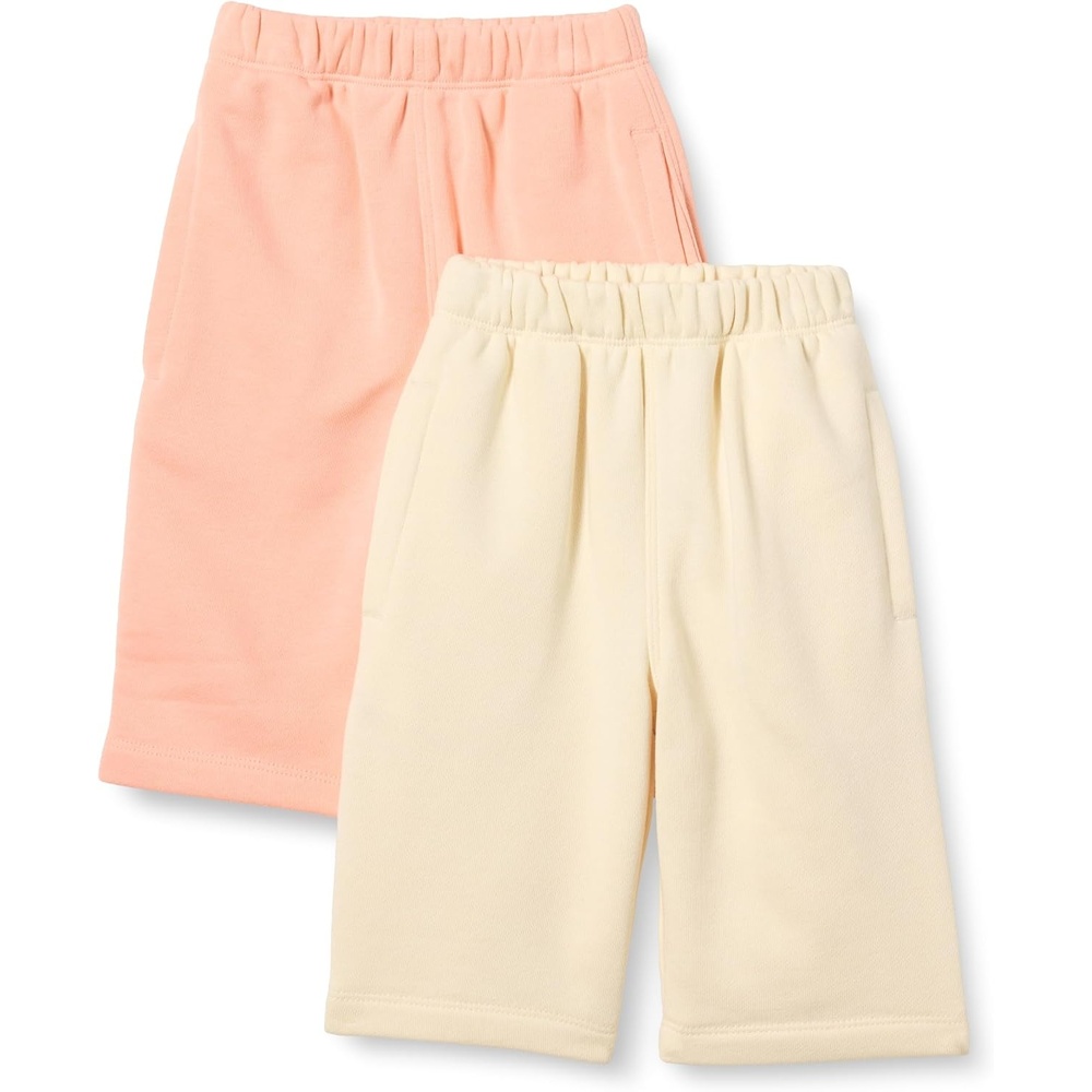 image:imageAmazon Essentials Unisex Toddlers Baby Long Sleeve Sweatshirt and Pant SetBeigePeach