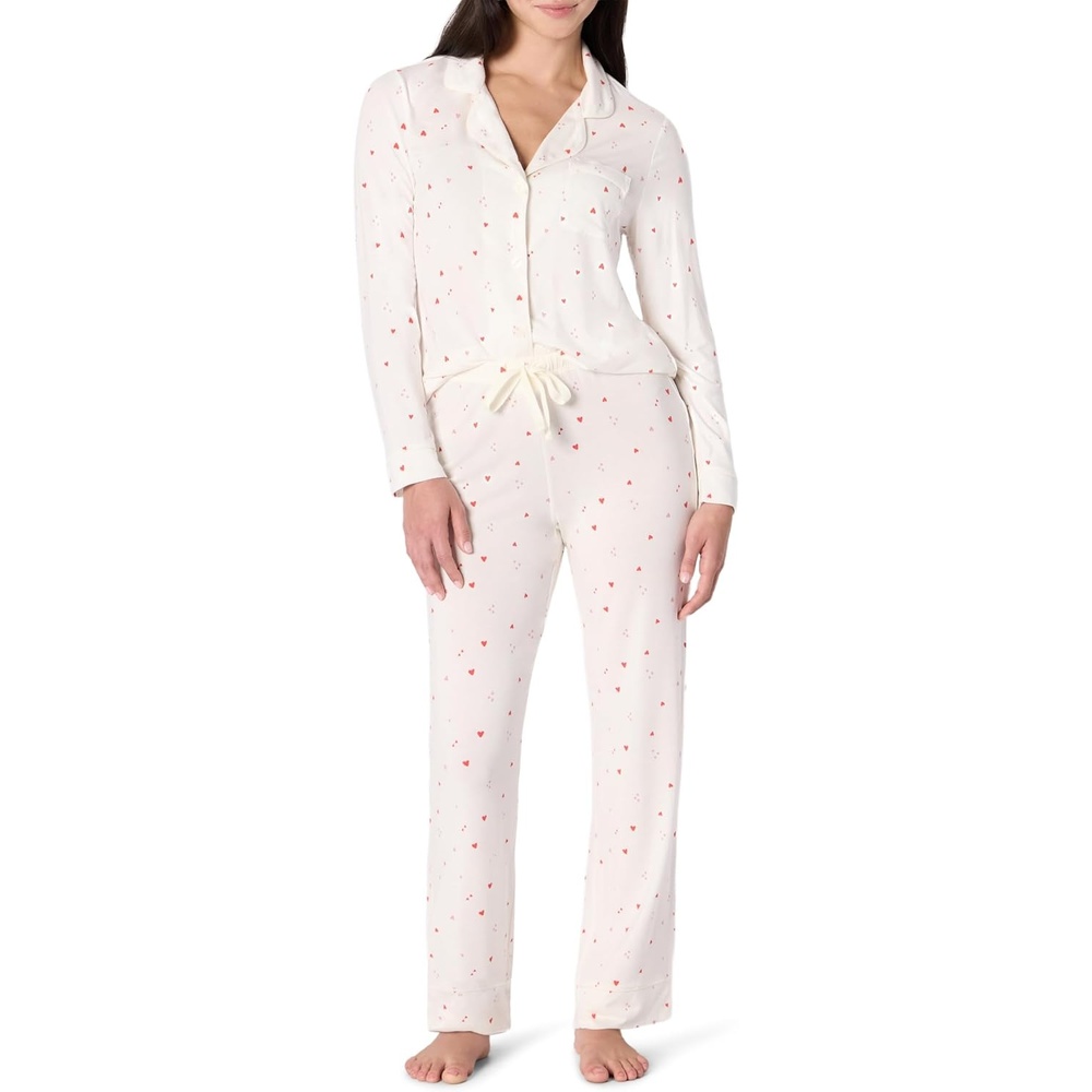 image:imageAmazon Essentials x Sofia Grainge Mommy and Me Long Sleeve Pajama SetIvory Multi Hearts