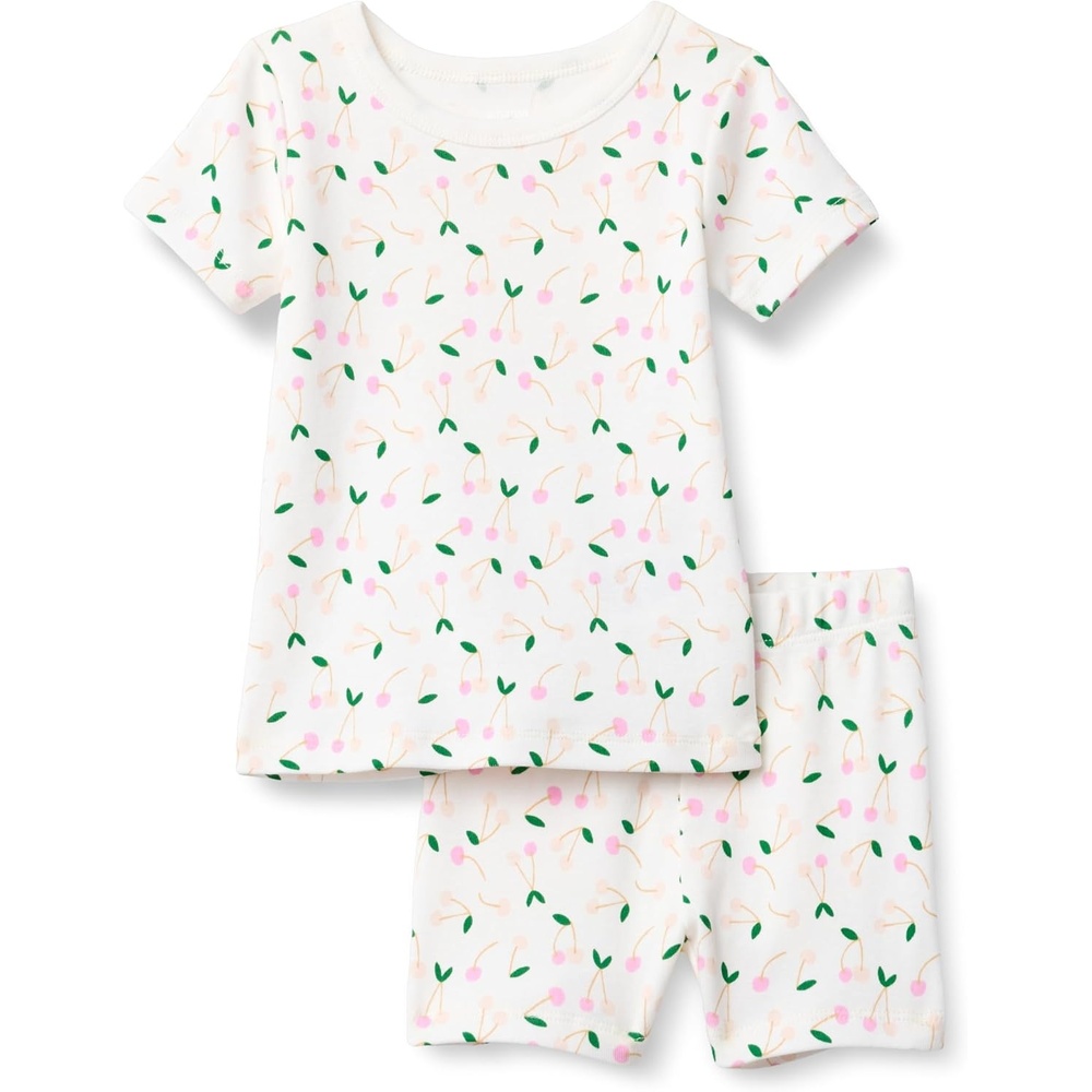 image:imageAmazon Essentials x Sofia Grainge Mommy and Me Short Sleeve Pajama SetPale Pink Cherries