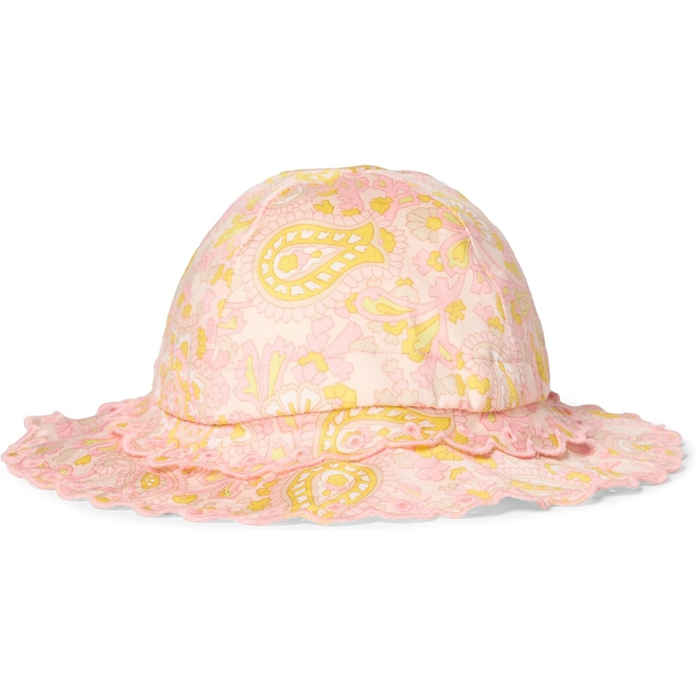image:imageAmazon Essentials x Sofia Grainge Toddler and Baby Girls Cotton HatShell Pink Ornate Paisley