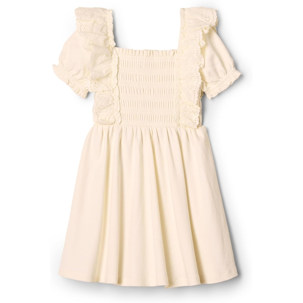 image:imageAmazon Essentials x Sofia Grainge Toddler and Baby Girls Embroidered Knit DressIvory