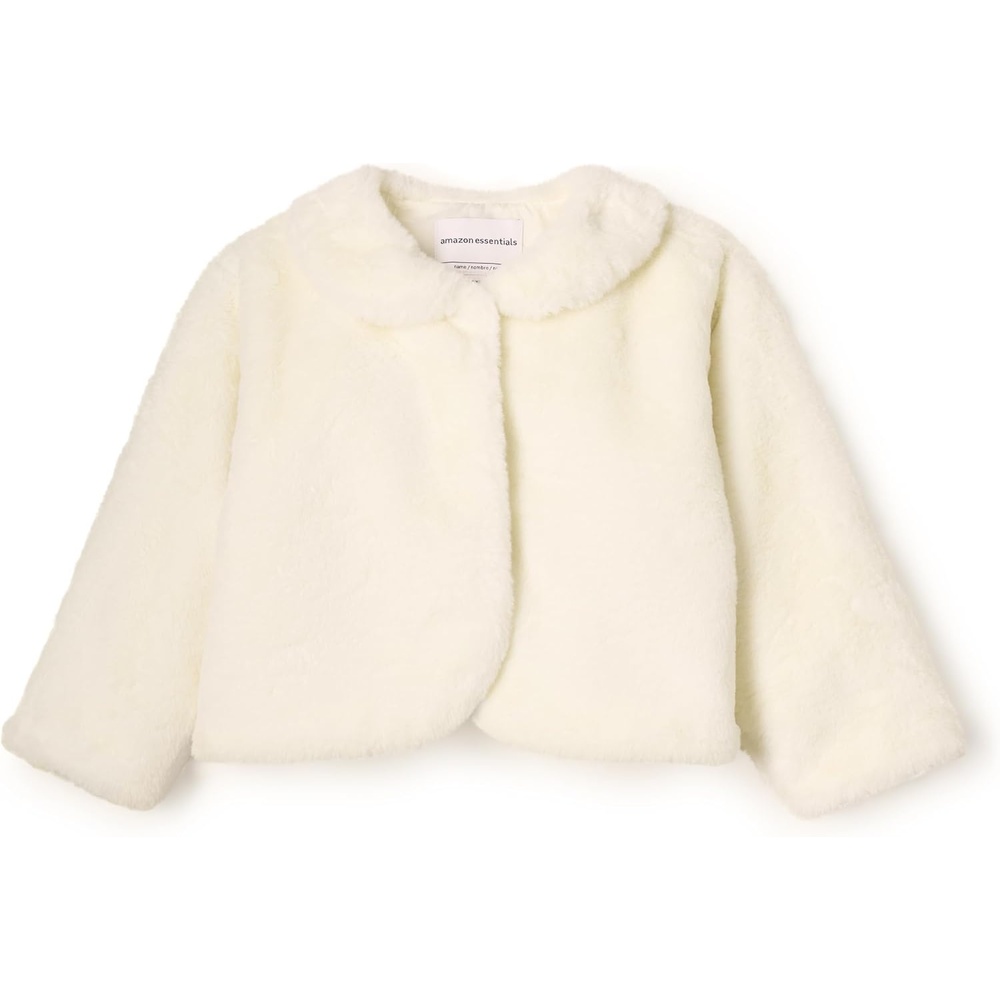 image:imageAmazon Essentials x Sofia Grainge Toddler and Baby Girls Faux Fur JacketIvory