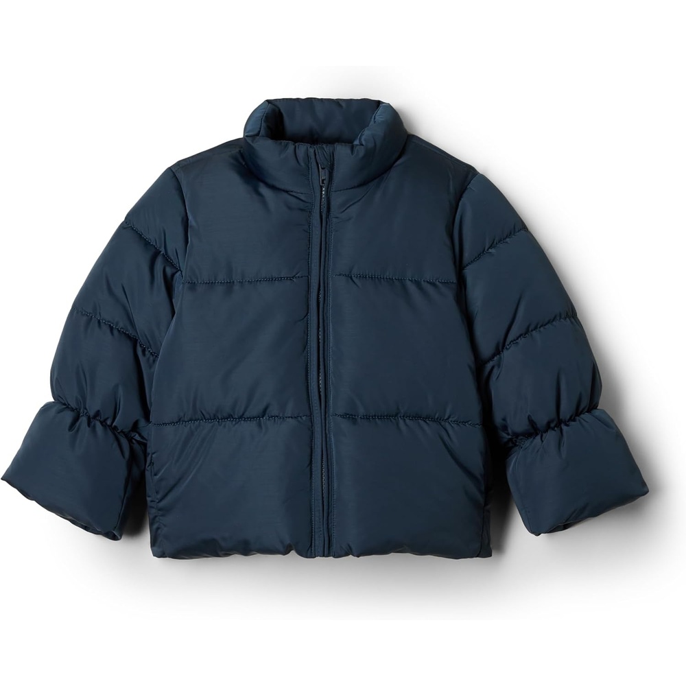 image:imageAmazon Essentials x Sofia Grainge Toddler and Baby Girls Heavyweight Fleece Lined Taffeta Puffer JacketBlue