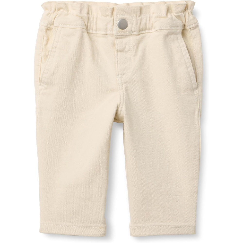 image:imageAmazon Essentials x Sofia Grainge Toddler and Baby Girls Straight Leg Jean with RuffleIvory