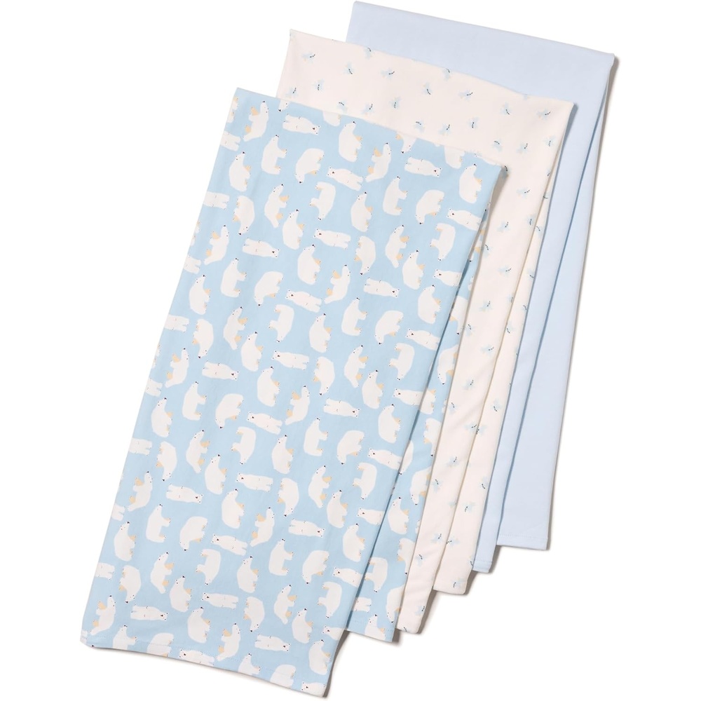 image:imageAmazon Essentials x Sofia Grainge Unisex Babies Swaddle BlanketBunniesPale BluePolar Bear