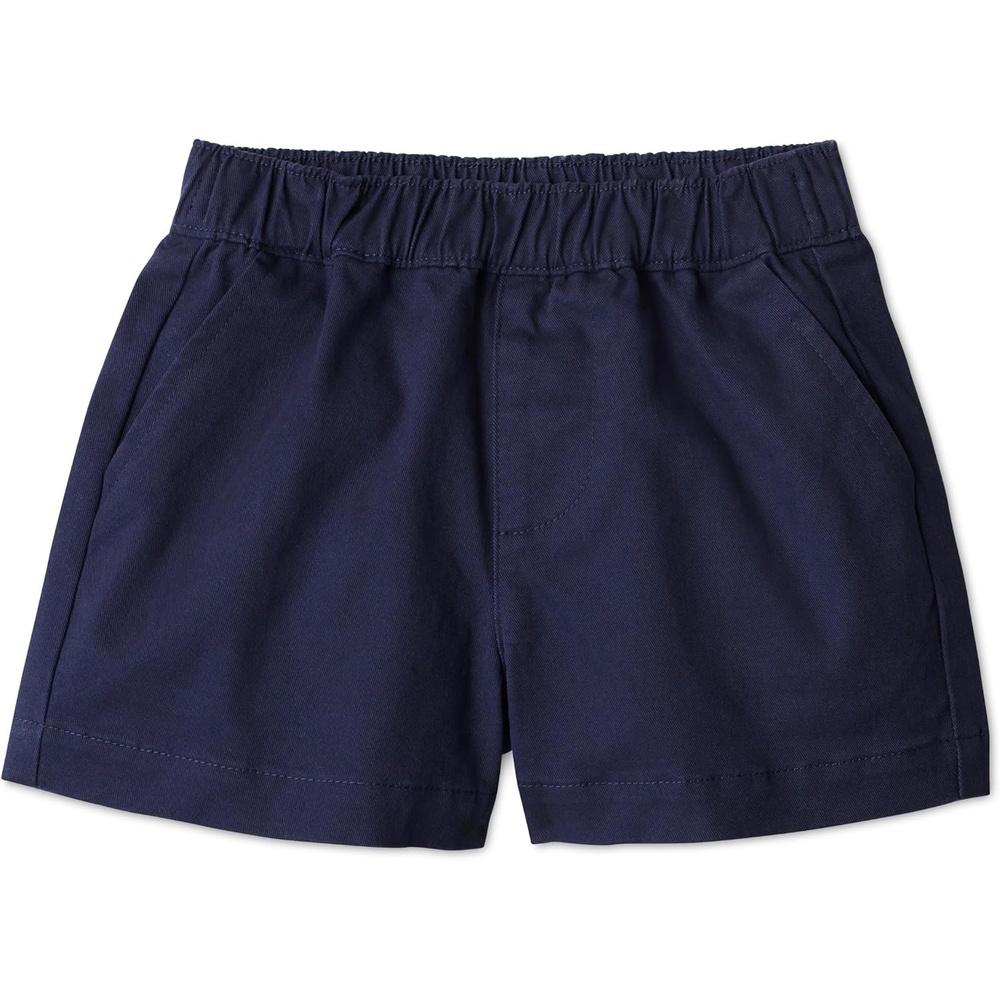 image:imageAmazon Essentials x Sofia Grainge Unisex Babies Toddlers and Kids Pullon Cotton Twill ShortsNavy