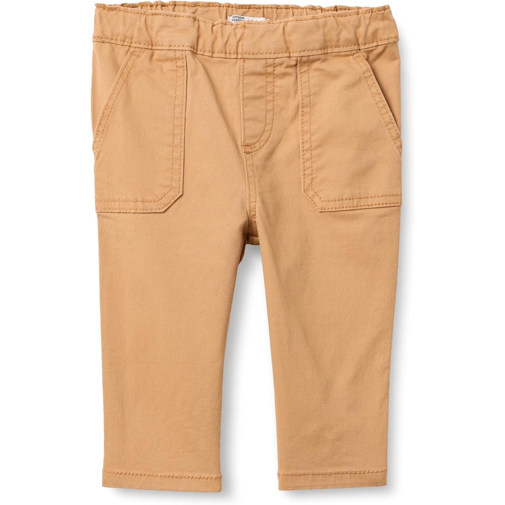 image:imageAmazon Essentials x Sofia Grainge Unisex Toddlers and Babies Stretch Chino PantsCamel