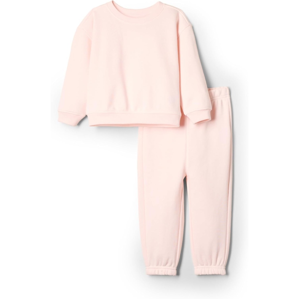 image:imageAmazon Essentials x Sofia Grainge Unisex Toddlers and Babies Sweatshirt amp Sweatpant SetPale Pink