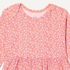 Amazon Essentials Baby Girls’ Cotton Long-Sleeve Dress with Gathered Waist, Pack of 3(Pale Yellow/Florals)