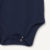 Amazon Essentials Baby Girls’ Long-Sleeved Ruffle Bodysuits(Navy/Dot)