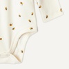 Amazon Essentials Baby Girls’ Long-Sleeved Ruffle Bodysuits(Pale Mint Green/Bees)