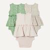 Amazon Essentials Baby Girls’ Sleeveless Bodysuit Dress, Pack of 3(Sage Green Ditsy Floral/Stripe)