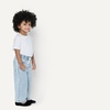 Amazon Essentials Baby Girls’ Soft Stretch Relaxed-Fit Wide Leg Jeans(Classic Light Wash)