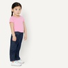 Amazon Essentials Baby Girls’ Soft Stretch Relaxed-Fit Wide Leg Jeans(Dark Wash)
