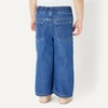 Amazon Essentials Baby Girls’ Soft Stretch Relaxed-Fit Wide Leg Jeans(Medium Blue Vintage)
