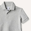 Amazon Essentials Boys and Toddlers’ Cotton Spandex Pique Polo Shirt, Breathable Stretch Knit(Light Grey Heather)