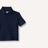 Amazon Essentials Boys and Toddlers’ Cotton Spandex Pique Polo Shirt, Breathable Stretch Knit(Navy)