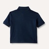 Amazon Essentials Boys and Toddlers’ Cotton Spandex Pique Polo Shirt, Breathable Stretch Knit(Navy)
