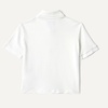 Amazon Essentials Boys and Toddlers’ Cotton Spandex Pique Polo Shirt, Breathable Stretch Knit(White)