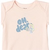 Amazon Essentials Disney | Marvel | Star Wars | Princess Baby Girls’ Cotton Knit Short-Sleeve Bodysuits, Pack of 6(6-pack Alice Tea Party)