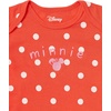 Amazon Essentials Disney | Marvel | Star Wars | Princess Baby Girls’ Cotton Knit Short-Sleeve Bodysuits, Pack of 6(Minnie Rainbow Chaser)
