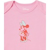 Amazon Essentials Disney | Marvel | Star Wars | Princess Baby Girls’ Cotton Knit Short-Sleeve Bodysuits, Pack of 6(Minnie Rainbow Chaser)