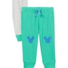 Amazon Essentials Disney | Marvel | Star Wars Toddler and Baby Boys’ Cotton Knit Jogger Pants, Multipacks(Mickey Oh Boy)