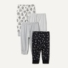 Amazon Essentials Disney | Marvel | Star Wars Toddler and Baby Boys’ Cotton Knit Jogger Pants, Multipacks(Star Wars Tiny Trooper)