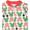 Amazon Essentials Disney | Marvel | Star Wars Unisex Babies’ Snug-Fit Cotton Footed Sleepers, Multipacks(Mickey Holiday – Sleep & Play)