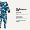 Amazon Essentials Disney | Marvel | Star Wars Unisex Babies’ Snug-Fit Cotton Footed Sleepers, Multipacks(Mickey Oh Boy)