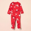Amazon Essentials Disney | Marvel | Star Wars Unisex Babies’ Snug-Fit Cotton Footed Sleepers, Multipacks(Nightmare Valentine – Sleep & Play)