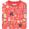 Amazon Essentials Disney | Marvel | Star Wars Unisex Babies’ Snug-Fit Cotton Footed Sleepers, Multipacks(Star Wars Holiday)
