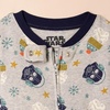 Amazon Essentials Disney | Marvel | Star Wars Unisex Babies’ Snug-Fit Cotton Footed Sleepers, Multipacks(Star Wars Winter)