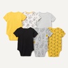 Amazon Essentials Disney | Marvel | Star Wars Unisex Babies’ Snug-Fit Cotton Footed Sleepers, Multipacks(Winnie the Poo Oh Bother!)