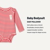 Amazon Essentials Disney Unisex Babies’ Cotton Knit Long-Sleeve Bodysuits, Pack of 5(Pooh Forest)