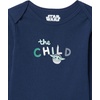 Amazon Essentials Disney Unisex Babies’ Cotton Knit Long-Sleeve Bodysuits, Pack of 5(Star Wars Child)