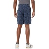 Amazon Essentials Men’s 10″ Classic-Fit Cotton Twill Cargo Shorts, Multiple Pockets (Available in Big & Tall)(Indigo Palm Leaf Print)