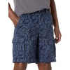 Amazon Essentials Men’s 10″ Classic-Fit Cotton Twill Cargo Shorts, Multiple Pockets (Available in Big & Tall)(Indigo Palm Leaf Print)