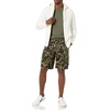 Amazon Essentials Men’s 10″ Classic-Fit Cotton Twill Cargo Shorts, Multiple Pockets (Available in Big & Tall)(Olive Camo)