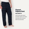 Amazon Essentials Men’s 100% Cotton Flannel Sleep Pant, Relaxed Fit Lounge Pants with Elastic Waist and Drawstring(Blackwatch Tartan)
